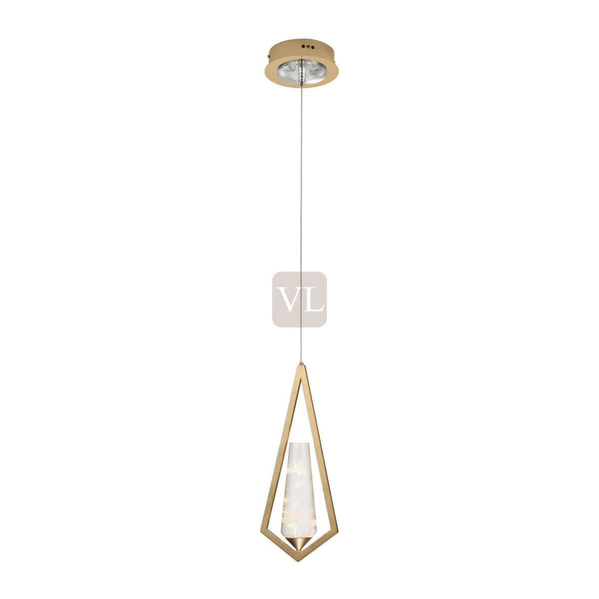 Geometric Crystal Drop Chandelier Main image