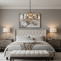 buyBrookhill 31" Crystal Chandelier - Morsale