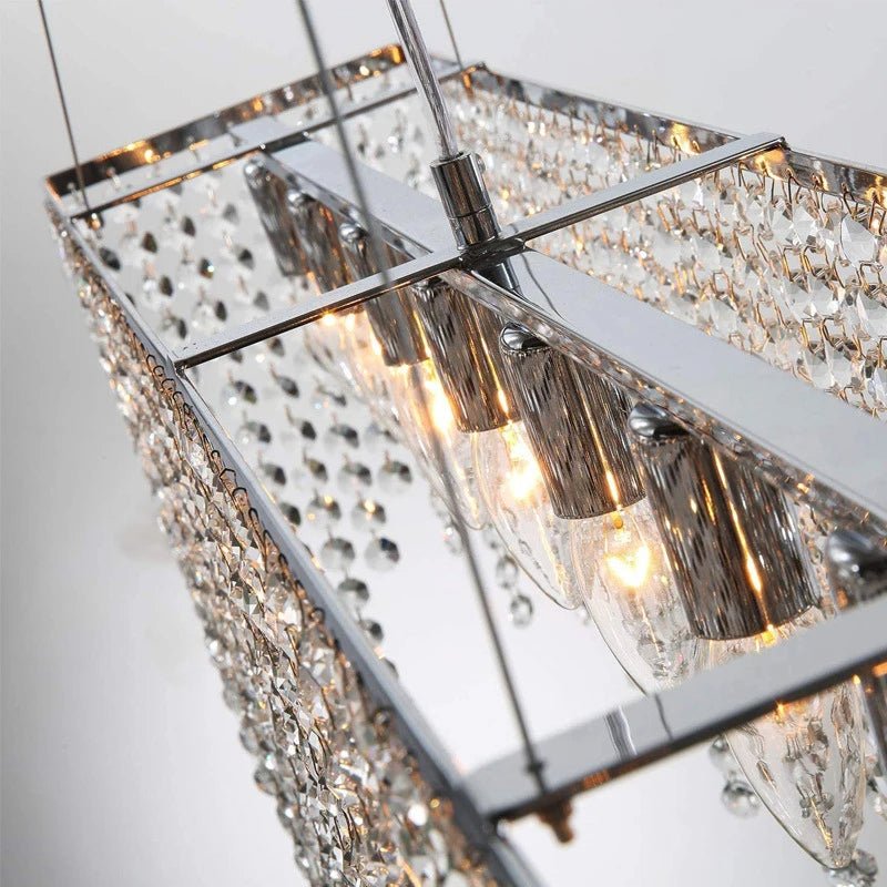 Adena Crystal Tassel Dining Room Chandelier Secondary image