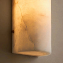 Auris marble wall sconce side profile