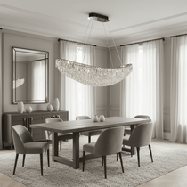buyLunare Crystal Dining Chandelier - Morsale