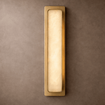 Capri marble sconce close-up