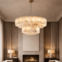 buyOakley Layered Marble Chandelier - 39" - Morsale