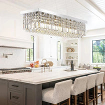 buyGio 47" Crystal Dining Room Chandelier - Morsale