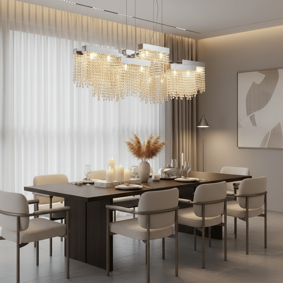 Barton Crystal Dining Room Chandelier Secondary image