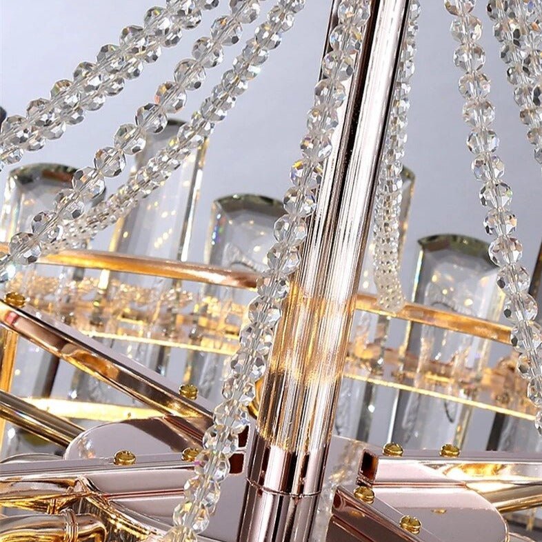 buyGio Modern Round Crystal Chandelier - Morsale