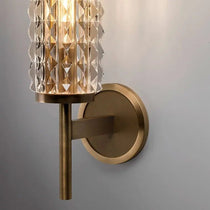buyValette Crystal & Copper Wall Sconce - Morsale