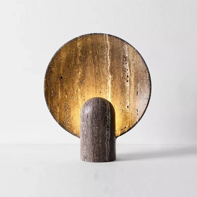 buyLivia Travertine Table Lamp - Morsale Main image