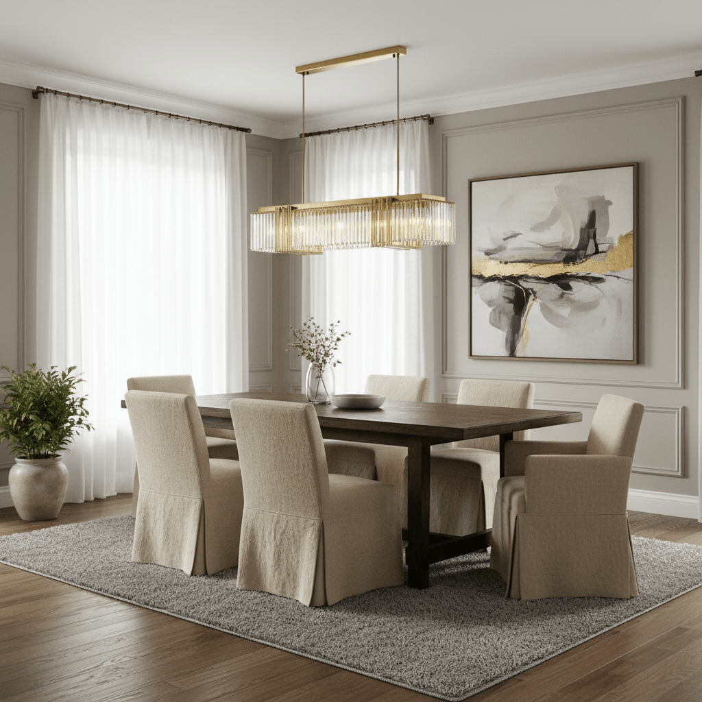 Gerano Modern Crystal Dining Room Chandelier Secondary image