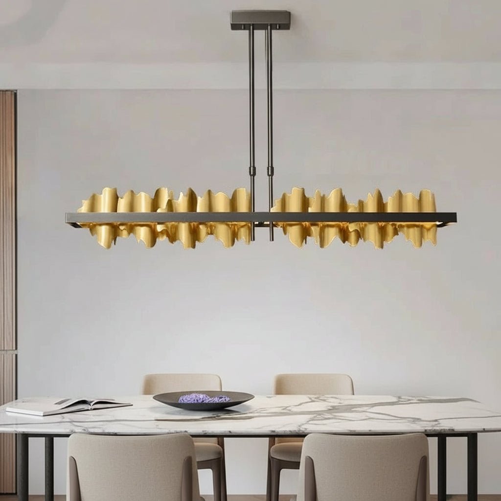 buyRivaro Brass Linear Chandelier - Morsale Main image