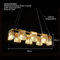 buyGio Modern Linear Dining Chandelier - Morsale