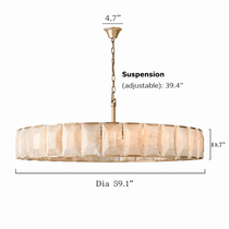 buyBrookhill Modern Calcite Chandelier - Morsale