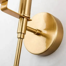 Vellaro marble wall sconce in a hallway setting