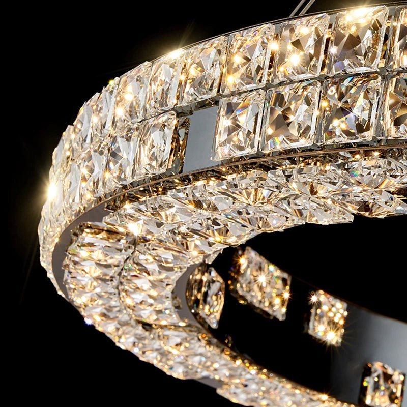 Langley Crystal Ring Chandelier Secondary image