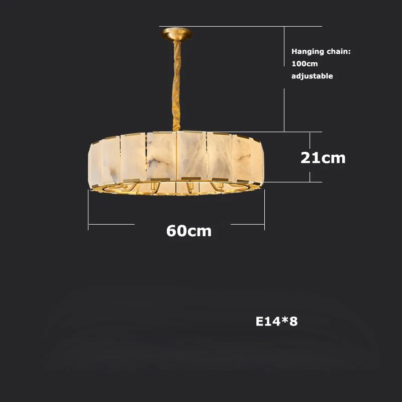 buySolaro Marble Linear Chandelier - Morsale