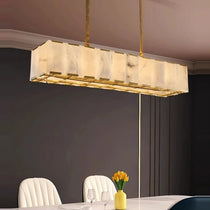 buySolaro Marble Linear Chandelier - Morsale