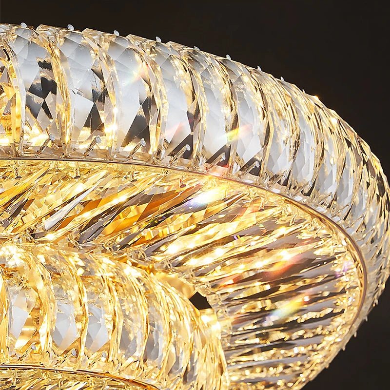 buyGio Crystal Flush Mount Chandelier - Morsale