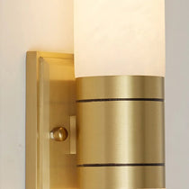 buySolenne Marble & Brass Wall Sconce - Morsale