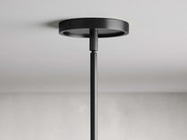Rhodes Midcentury Torch Round Chandelier