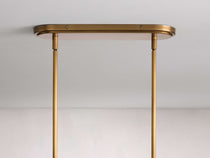 Rhodes Midcentury Torch Linear Chandelier