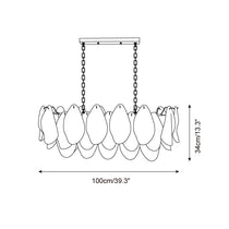 Caia Murano Glass Chandelier for Living Room