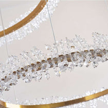 buyCapri Modern 3-Ring Crystal Chandelier - Morsale