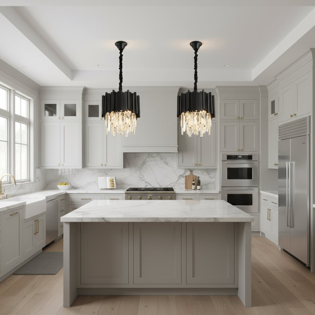buyGio 12-Inch Crystal Chandelier (Small Spaces) - Morsale Main image