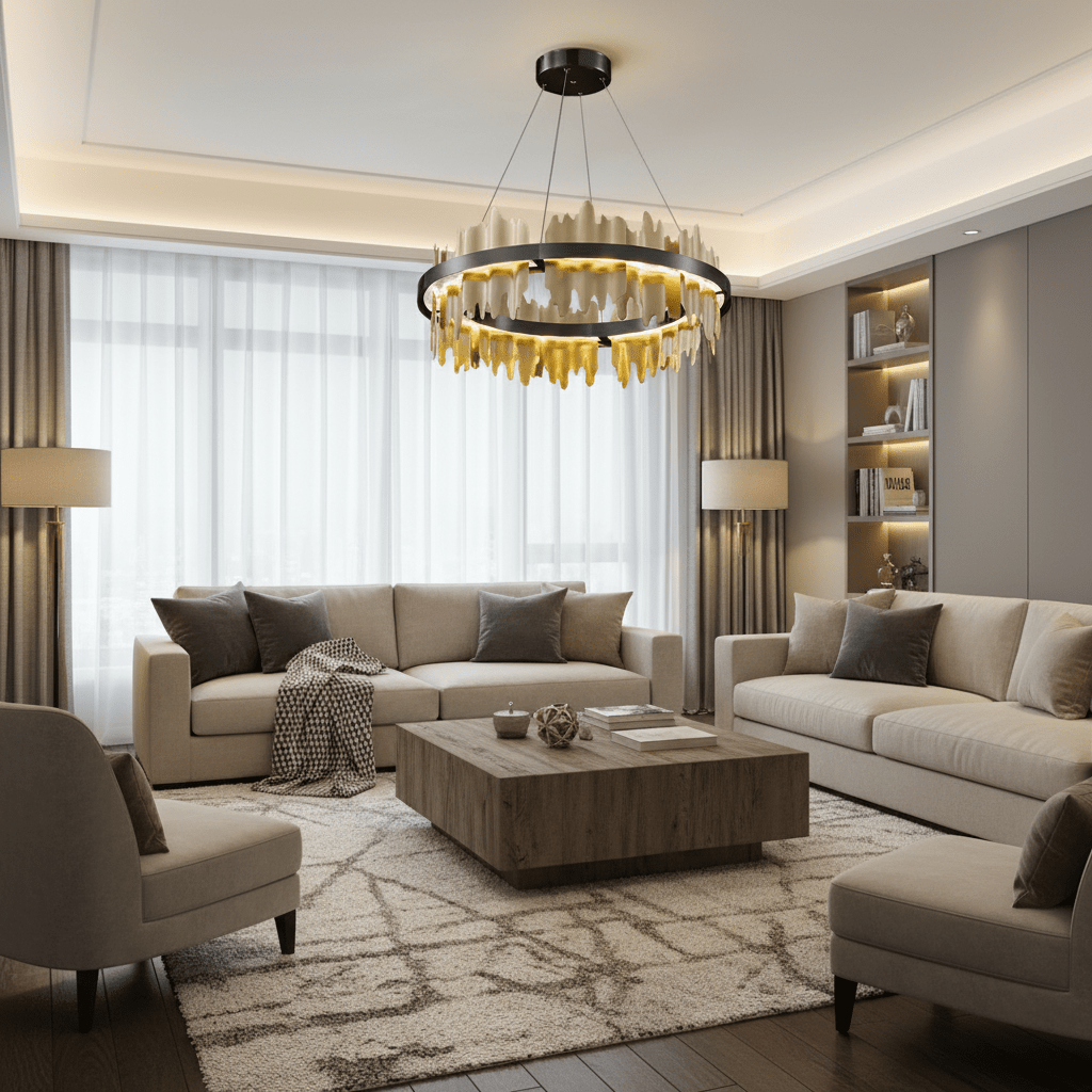 buyRivaro Modern Brass Chandelier - Morsale