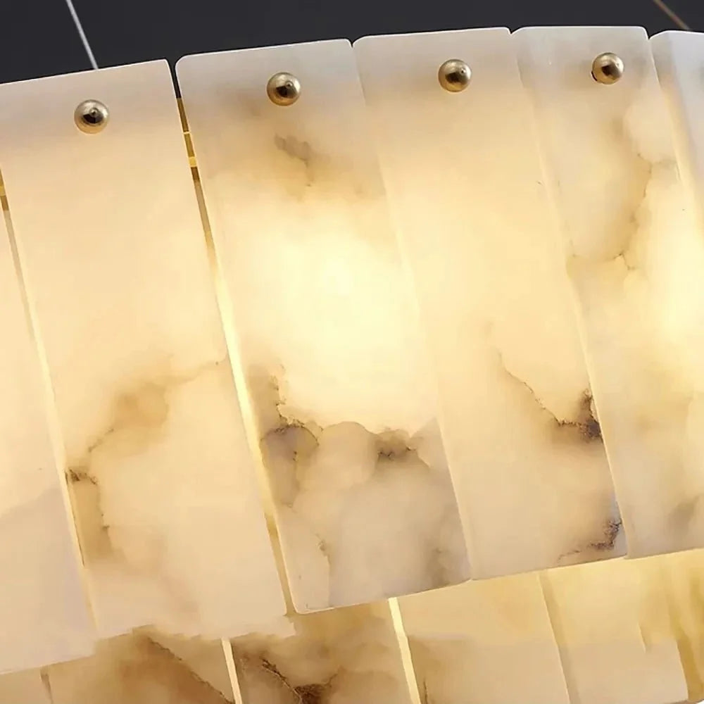 buyOakley Layered Marble Chandelier - Morsale