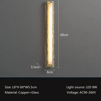 buyRenzo Glass & Copper Wall Sconce - Morsale