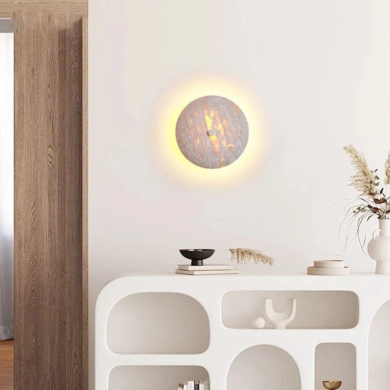 Brighton Travertine Wall Sconce Secondary image