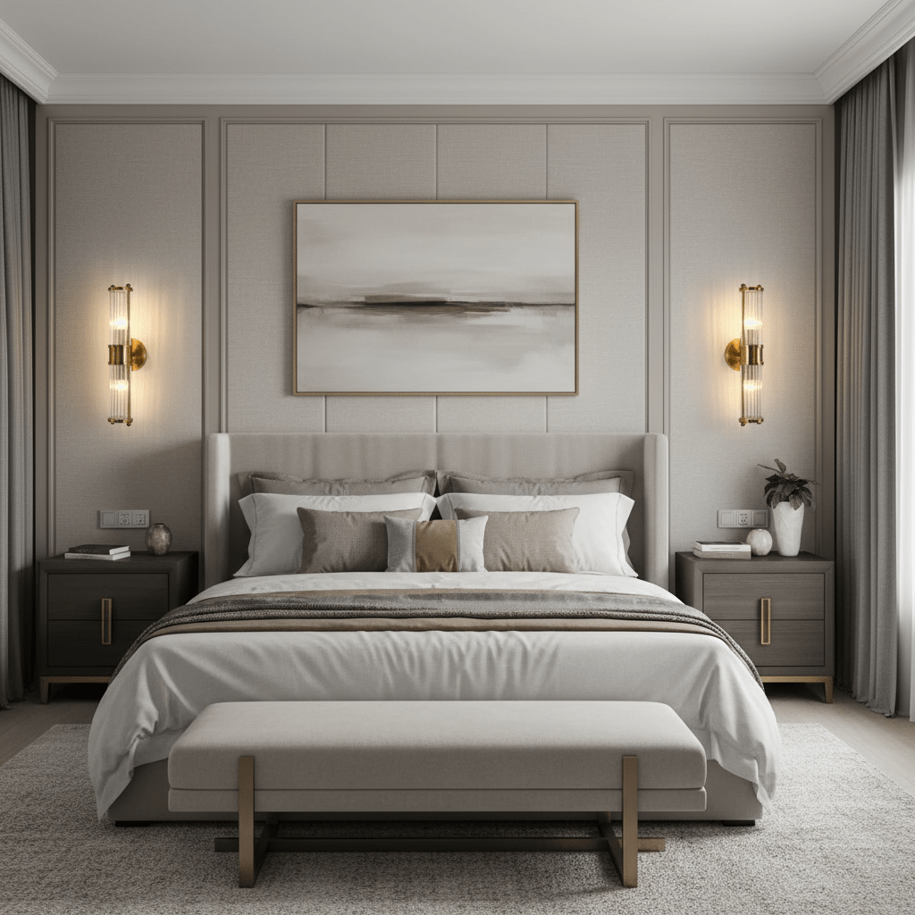 Palermo 2-Light Brass & Champagne Glass Wall Sconce Secondary image