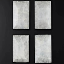 Brookhill calcite linear rectangular chandelier full view