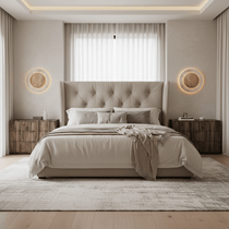 buyDario Travertine & Oak Wall Sconce - Morsale