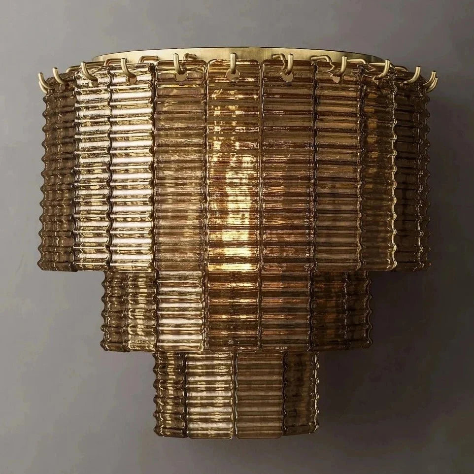 buyPalermo Smoked Glass Wall Sconce - Morsale