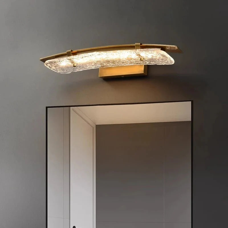buyVerena Copper & Glass Wall Sconce - Morsale