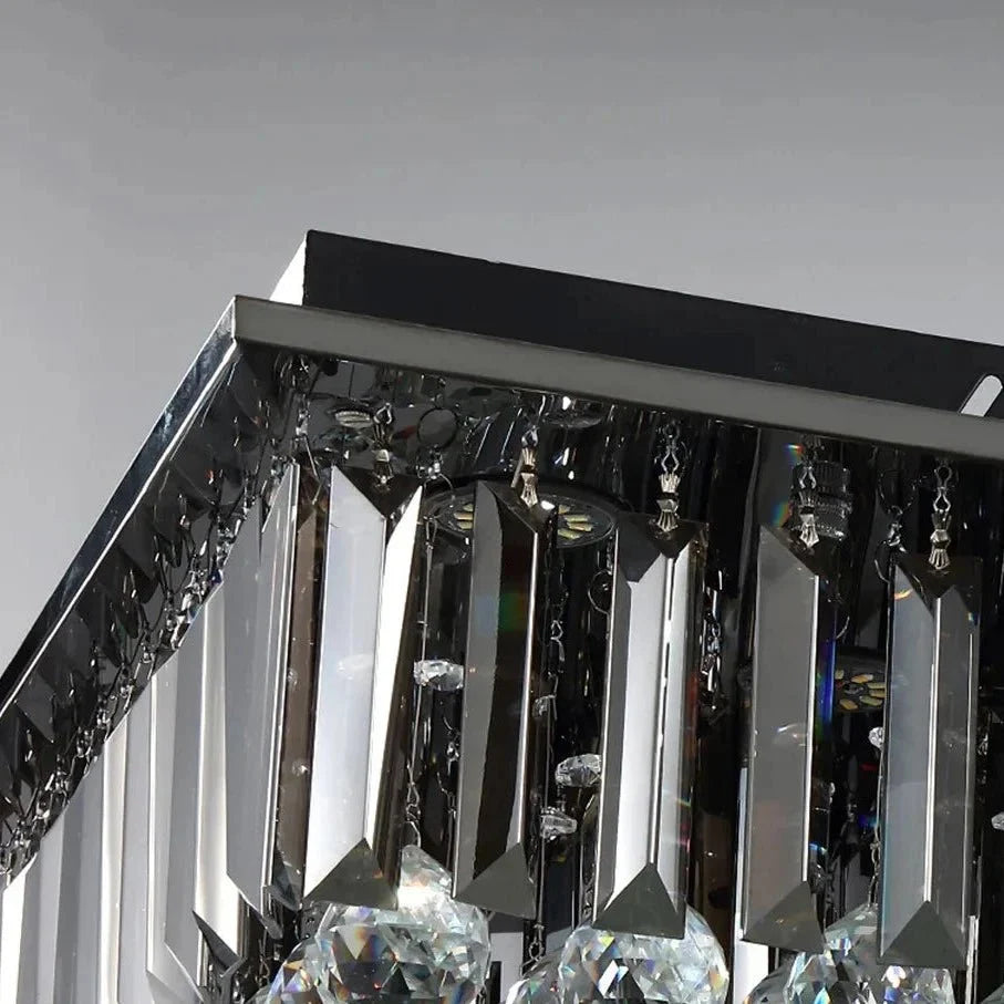buyGio Large Crystal Flush Mount, 35–47" - Morsale