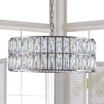Brion crystal chandelier close-up of crystal strands