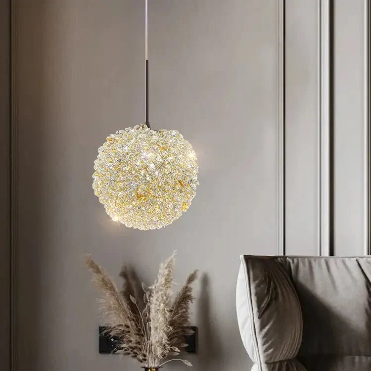El Sol Crystal Pendant Light Fixture Secondary image