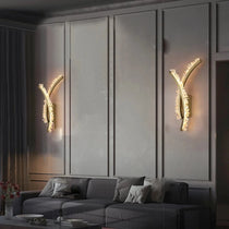Orion crystal wall sconce full view