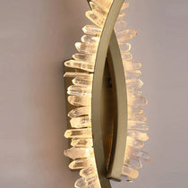 Orion crystal wall sconce side profile
