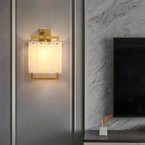 Detail of marble veining on the Stuart wall sconce