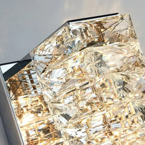 Bacci crystal sconce side profile