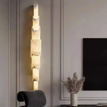 Stanton marble wall light side profile