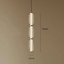 Lareno minimalist glass pendant light detail