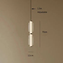 Lareno glass pendant light full view