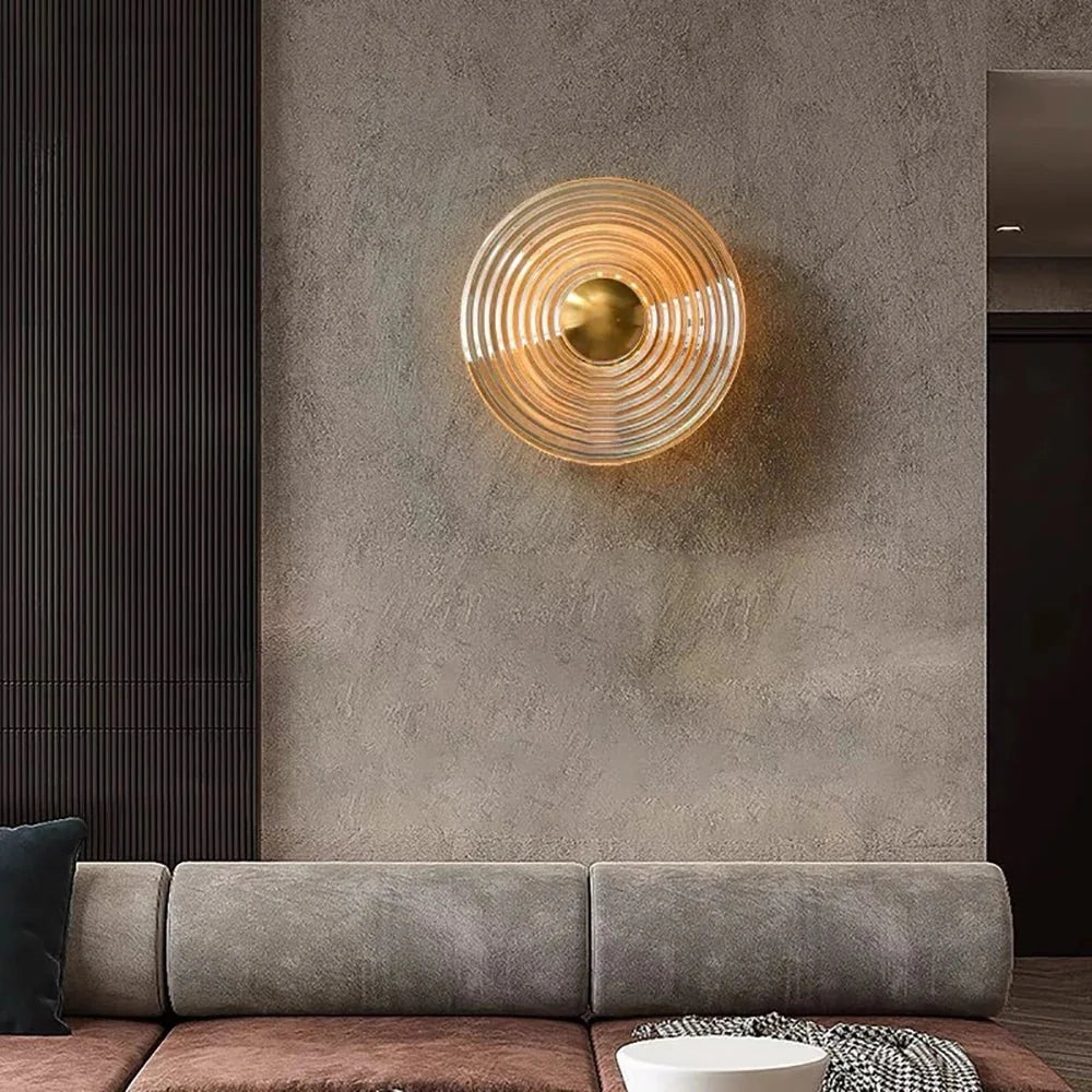 Vetra Ripple Glass Wall Sconce Secondary image