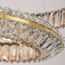 buyBacci 2-Tier Crystal Ring Chandelier - Morsale