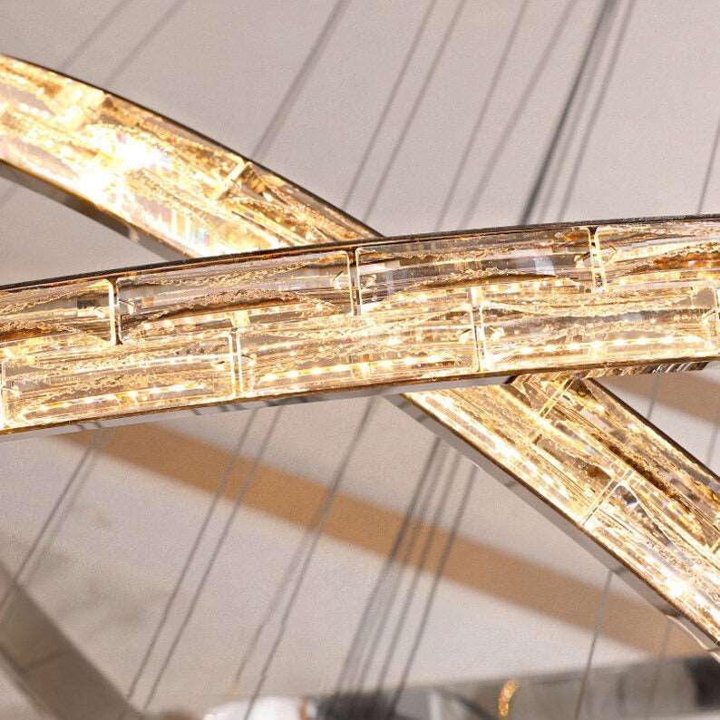 buyArgento Modern 6-Tier Crystal Ring Chandelier - Morsale