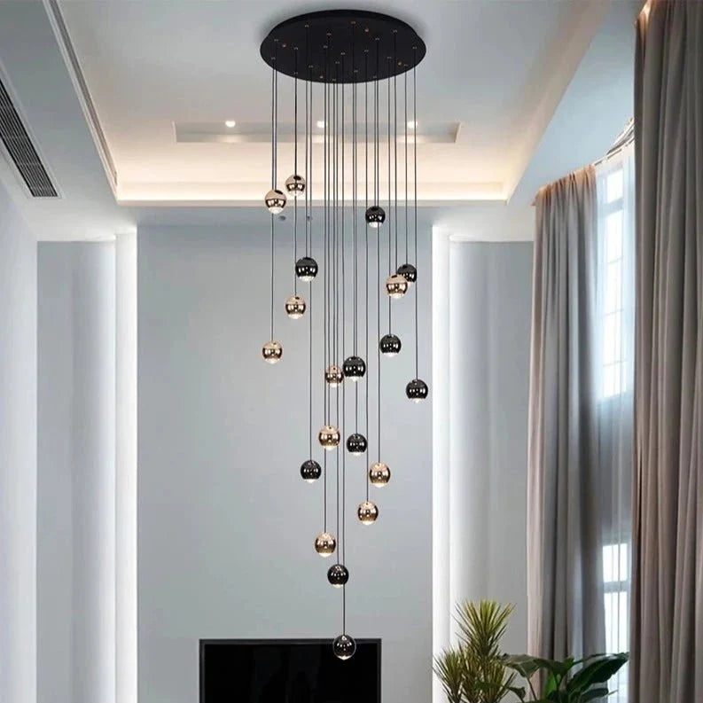 Multi Pendant Modern Foyer Chandelier Secondary image